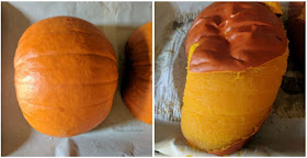 baking a pie pumpkin