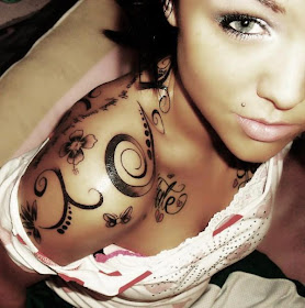 sexy tatoo girls, hot tatoo girls, tatoo on breast, sexy tatoo design, tatoo wallpapers