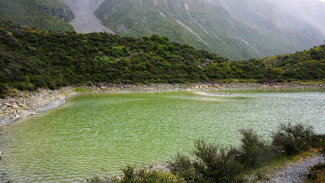 庫克山藍湖 Blue lake and Tasman Glacier View Track