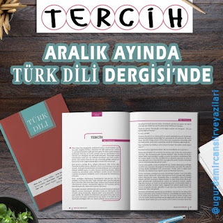 uğur demircan öykü tercih türk dili dergisi