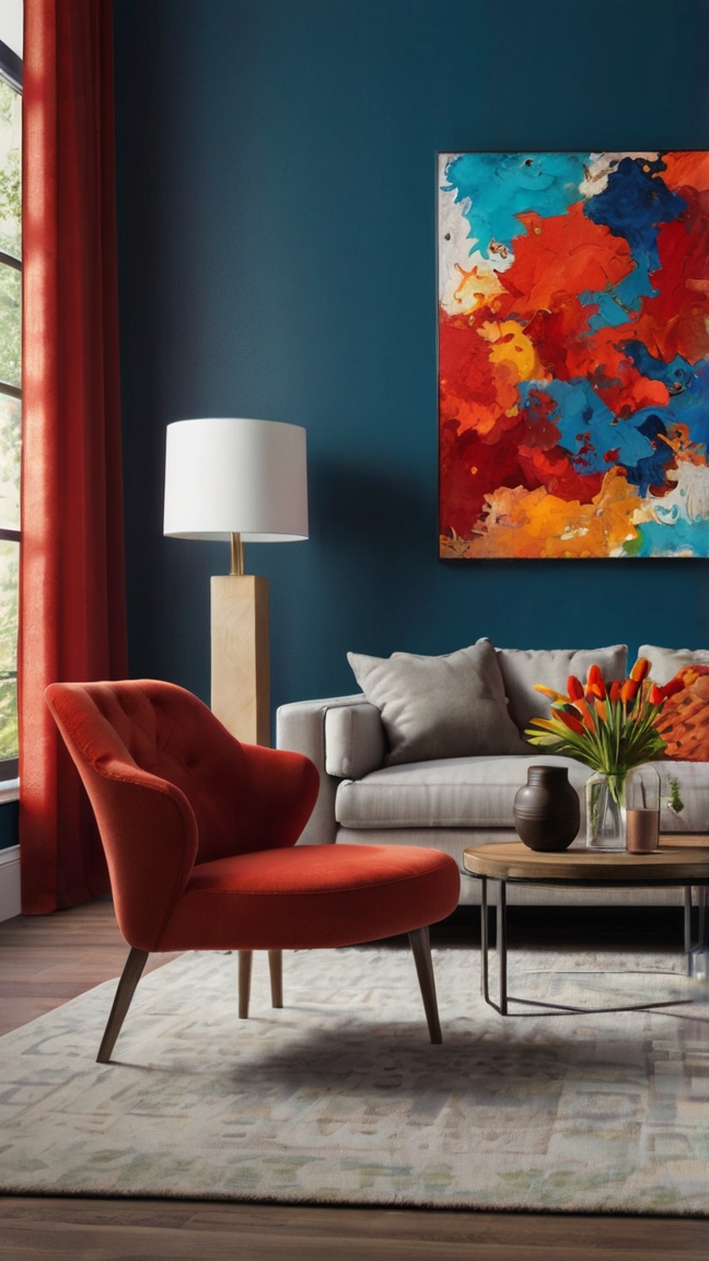 bold and vibrant colors that will make your room pop