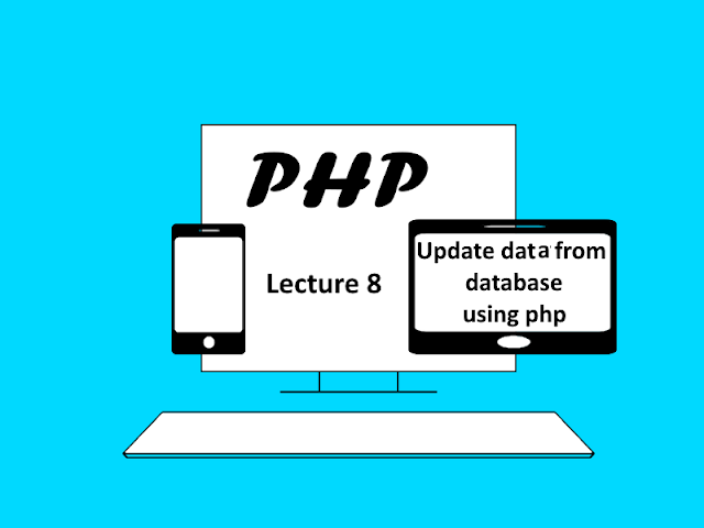 Update data from the database using PHP (lecture 8)