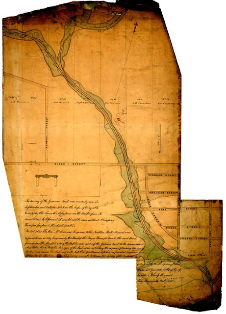 Survey of Garrison Creek, by John G. Howard, 1851