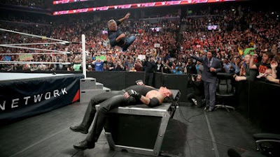 Shane McMahon Attacks The Undertaker in RAW 28th March 2016