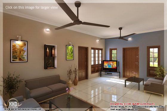 Living room interior view 01