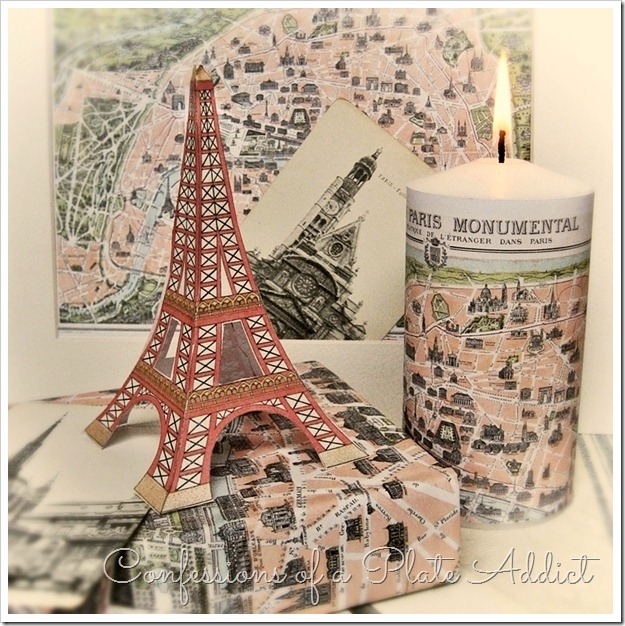 CONFESSIONS OF A PLATE ADDICT Fun with Vintage Paris Maps CONFESSIONS OF A PLATE ADDICT Fun with Vintage Paris Maps