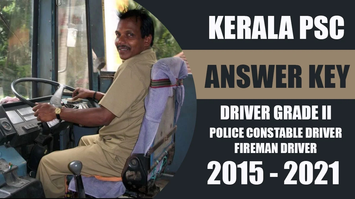 Kerala PSC | Driver Grade Previous Question Papers | Fireman Driver | Police Constable Driver