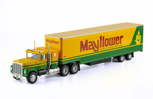 international transtar 4300 1:43 mayflower, camiones 1:43, camiones americanos 1:43, coleccion camiones americanos 1:43, camiones americanos 1:43 altaya españa