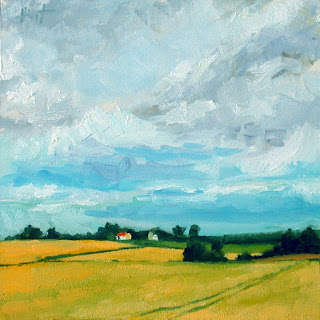 Wheatfields III by Liza Hirst