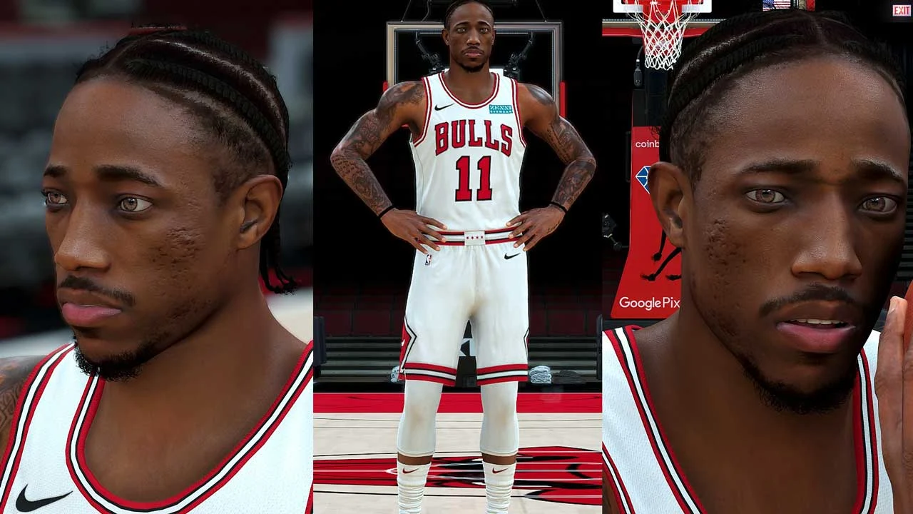 NBA 2K23 DeMar DeRozan Cyberface