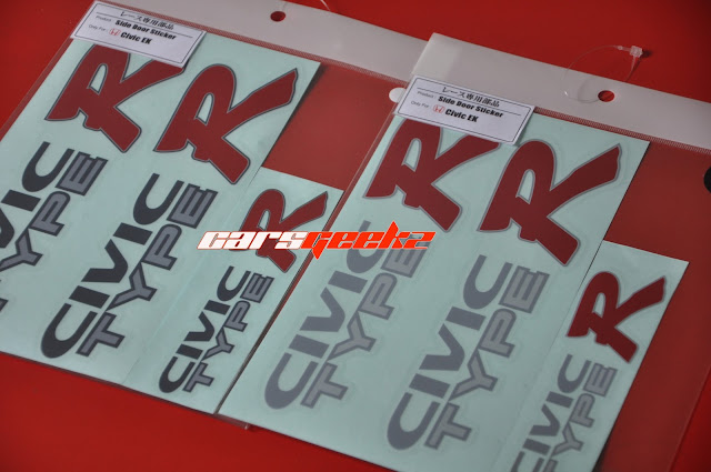 civic type r decals stickers 2