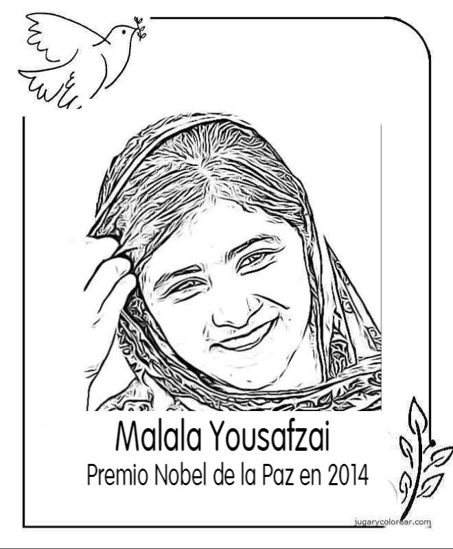 Dibujos Para Colorear Premios Nobel De La Paz Jugar Y Colorear