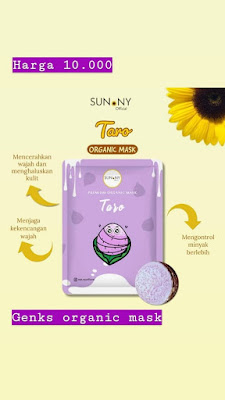 MASKER ORGANIK SUNNY OFFICIAL SERI WASH OFF DAN PEEL OFF