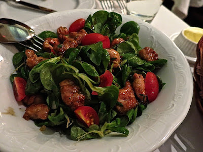 Brasserie Gavroche, lamb sweetbread salad