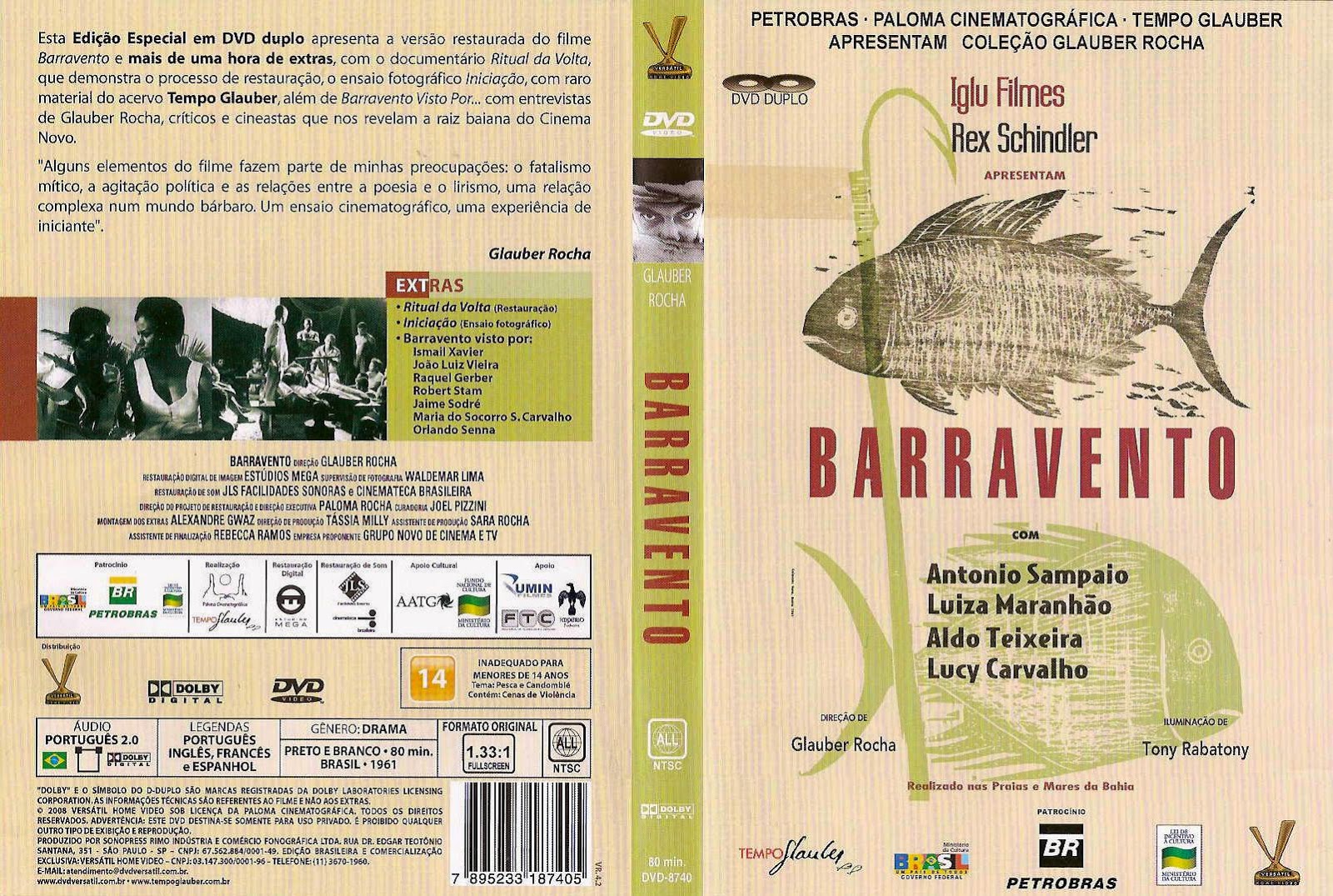 Capa DVD Barravento