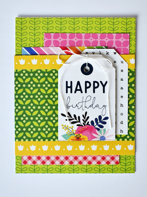 Card Challenge by Wendy Sue Anderson featuring the "My Bright Life" collection from Pebbles, Inc.