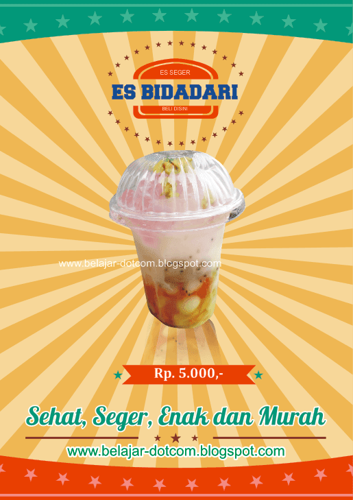 Membuat Desain Brosur Promosi Makanan atau Minuman dengan 