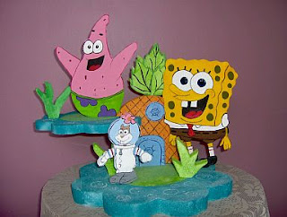 SpongeBob centerpieces decoration for children parties