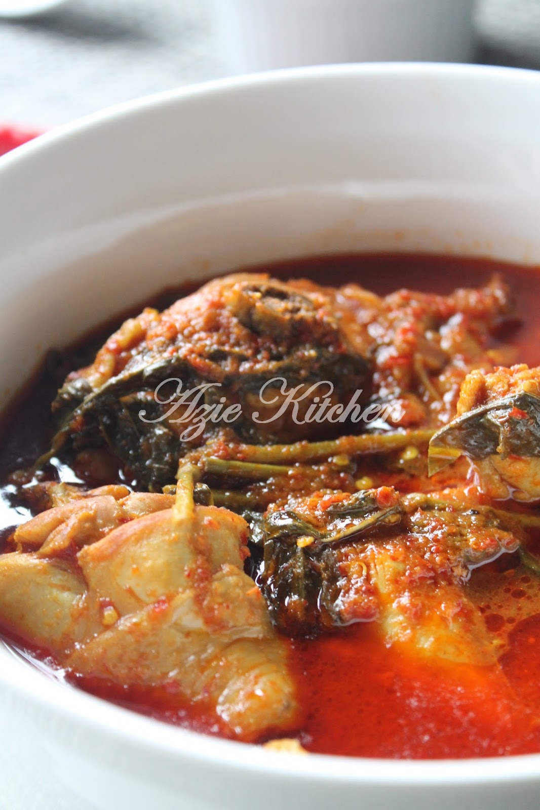 Masak Asam Pedas Ayam - Azie Kitchen