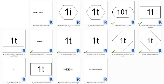Anotações arquitetura - Famílias Revit