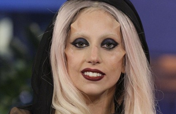 Lady Gaga Real Face. Lady GaGa#39;s Face Horns Are