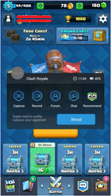 Cara Menggunakan Xmod Pada Game Clash Royale