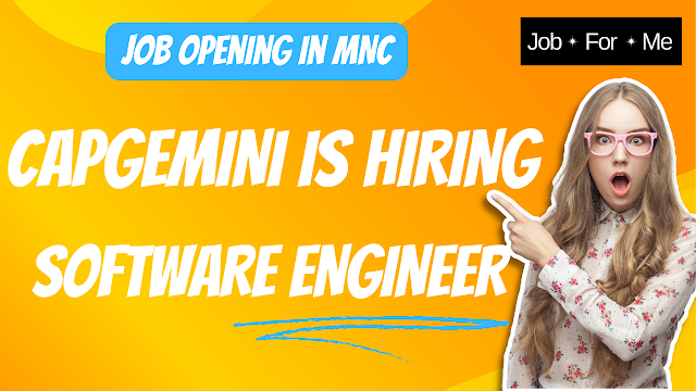 Capgemini Is Hiring Software Engineer