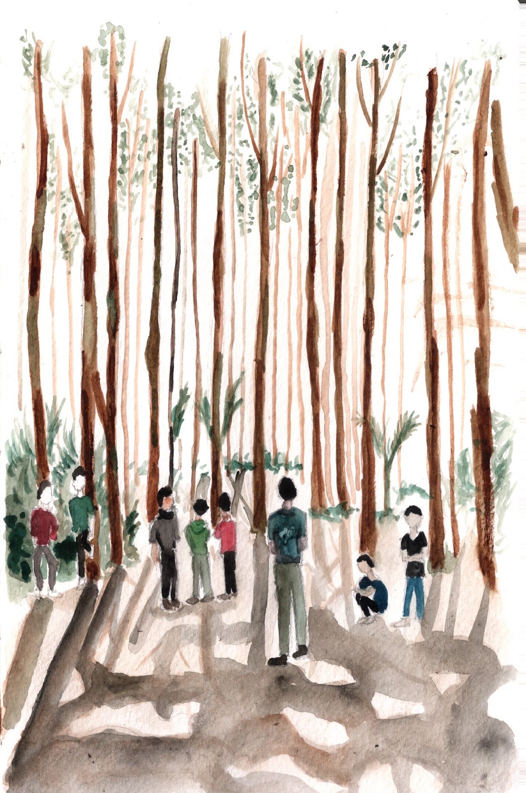 42 Sketsa Gambar Pinus Gudangsket
