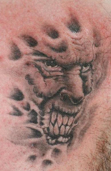 demonic tattoo. DEMON FACE MASK PRINTABLE