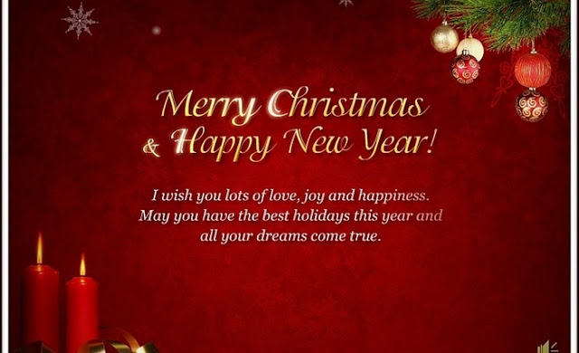 Best happy new year and merry christmas wishes