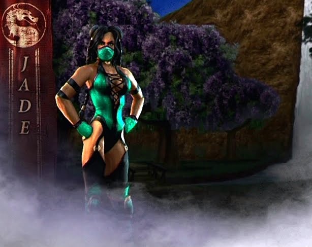 mortal kombat 9 mileena alternate costume. Jade is still busty in Mortal