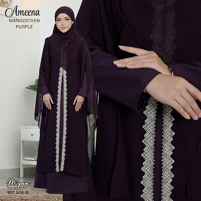 BAJU COLLECTIONS, JUBAH LACE, ABAYA LACE, LONG DRESS, DRESS LABUH, JUBAH MUSLIMAH, BAJU RAYA