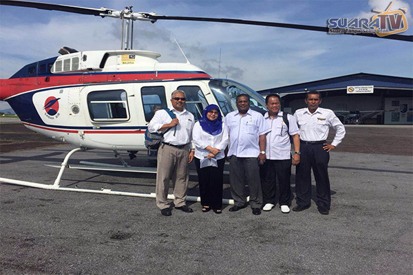 Helikopter Membawa VIP Hilang Di Sarawak