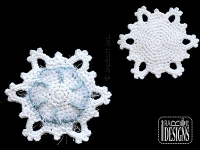 Snowflake Coaster or Christmas Tree Decoration FREE PDF Crochet Pattern