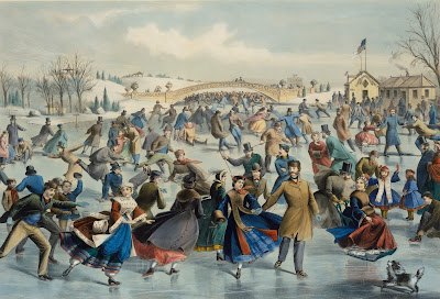 "Central Park, Winter - The Skating Pond. After a painting by Charles Parsons. Lithographed by Lyman Wetmore Atwater. Published and printed by Currier & Ives, 1862"