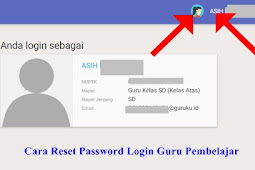 Cara Mudah Reset Password Guru Pembelajar