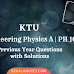 KTU Engineering Physics A Question Bank with Answers | PH100