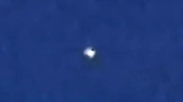 Ramsgate Kent UK UFO Orb sighting near an airplane.