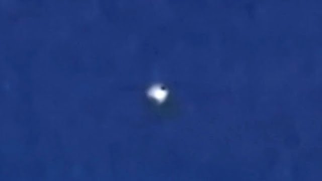 Ramsgate Kent UK UFO Orb sighting near an airplane.