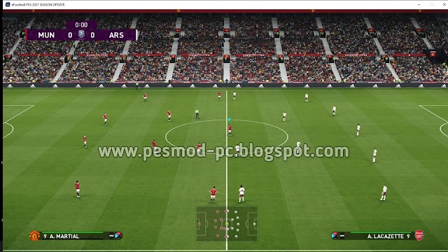 PES 2021 New Turf Frostbite Pitch by Makidan14