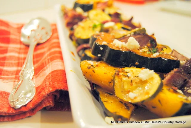 Sheet Pan Roasted Squash at Miz Helen's Country Cottage