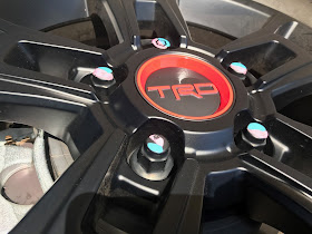 Wheel hub detail of 2020 Toyota Tundra TRD Pro CrewMax