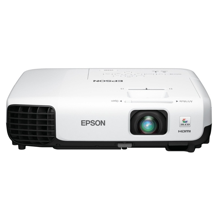 Epson VS330 XGA 3LCD Projector, 2700 color lumens, 2700 white lumens (V11H555220)