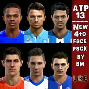 PES 2013 New 4to Facepack 2014
