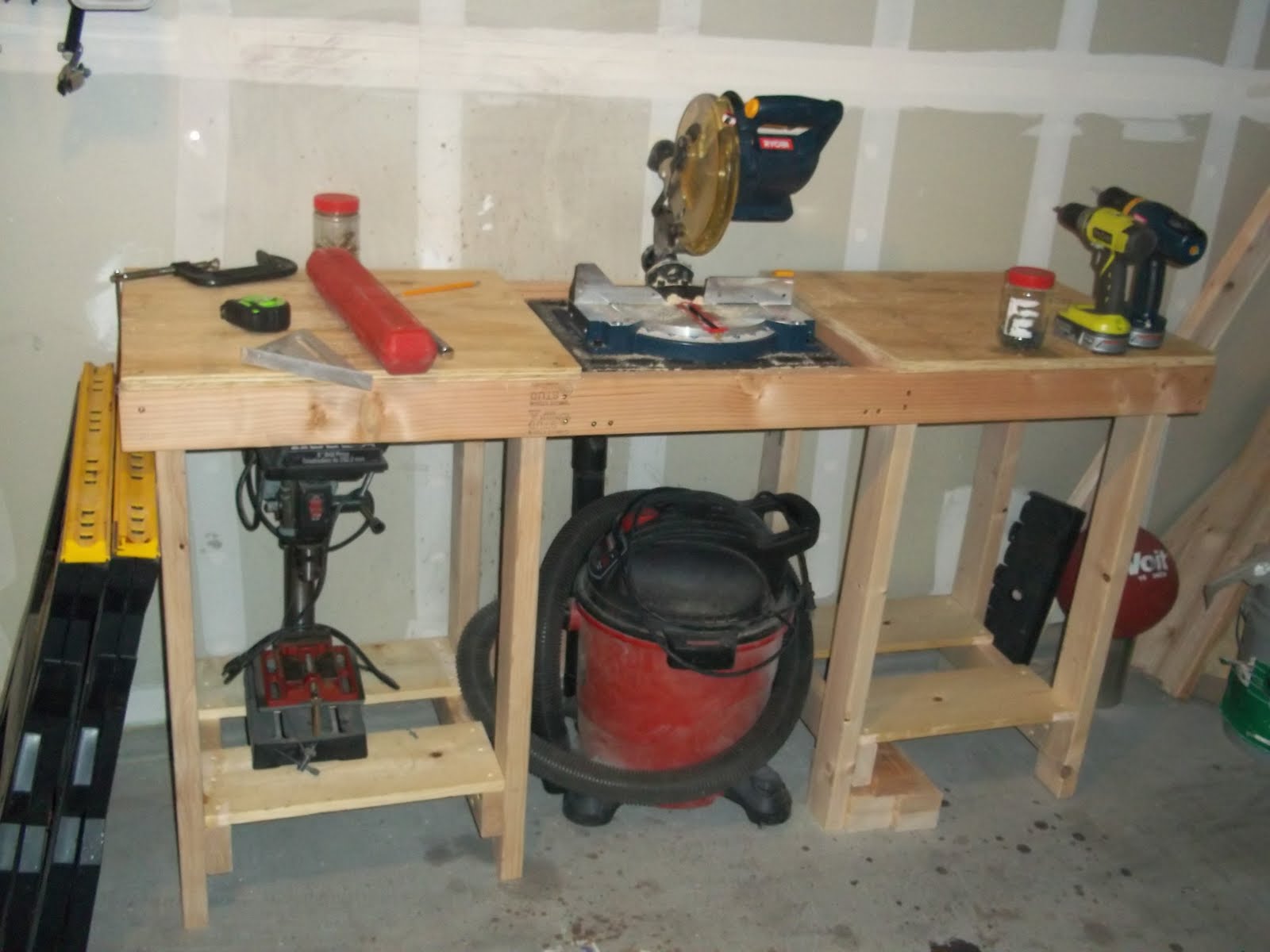 DIY Garage Workbench Plans