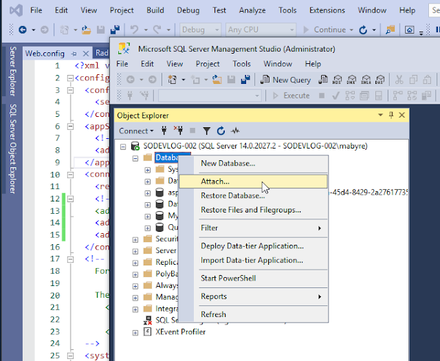 SQL Server DataBase - Attach ...