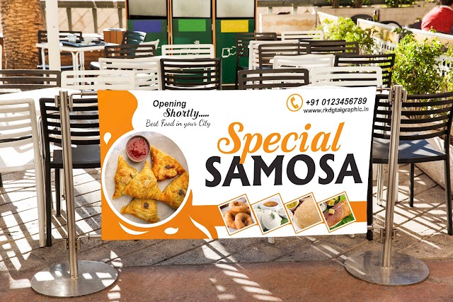 Free Download PSD of Special Samosa Foodies Flex Banner Design - Free  Food PSD Flex Banner 