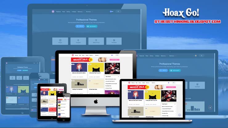 New Hoax Go! Night Mode Blogger Template