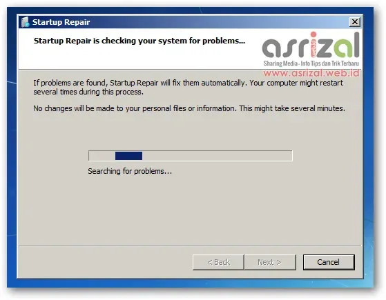 Solusi Gagal Booting Pada Windows 7 All Version