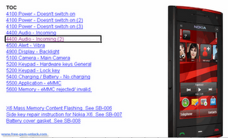 RM 559 X6 Repair hints v2 Nokia 5800 Ear Speaker Ways